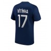 Paris Saint-Germain Vitinha Ferreira #17 Hjemmedrakt 2022-23 Kortermet